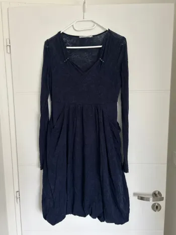 Robe manche longue bleu marine