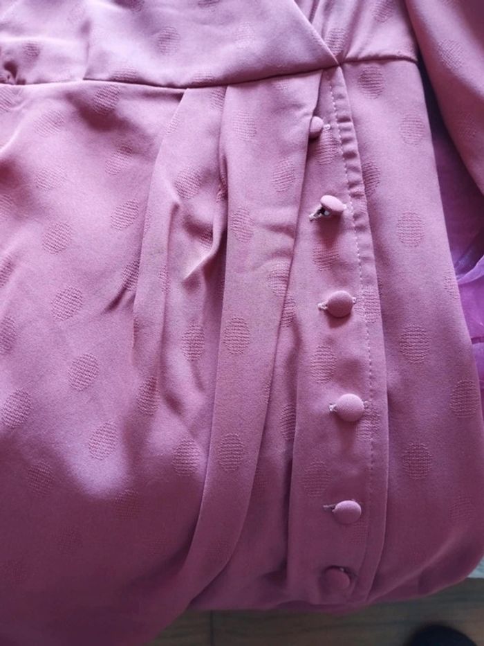 Robe cache coeur .manches longues. Marque cerise bleu. - photo numéro 5