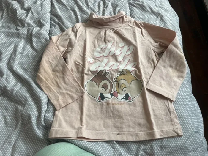 T-shirt manche longue col roulé tic et tac 23 mois