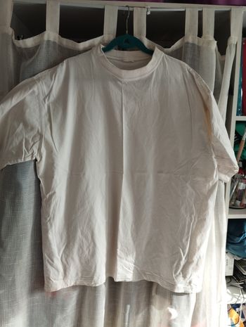 Tee-shirt mixte blanc 