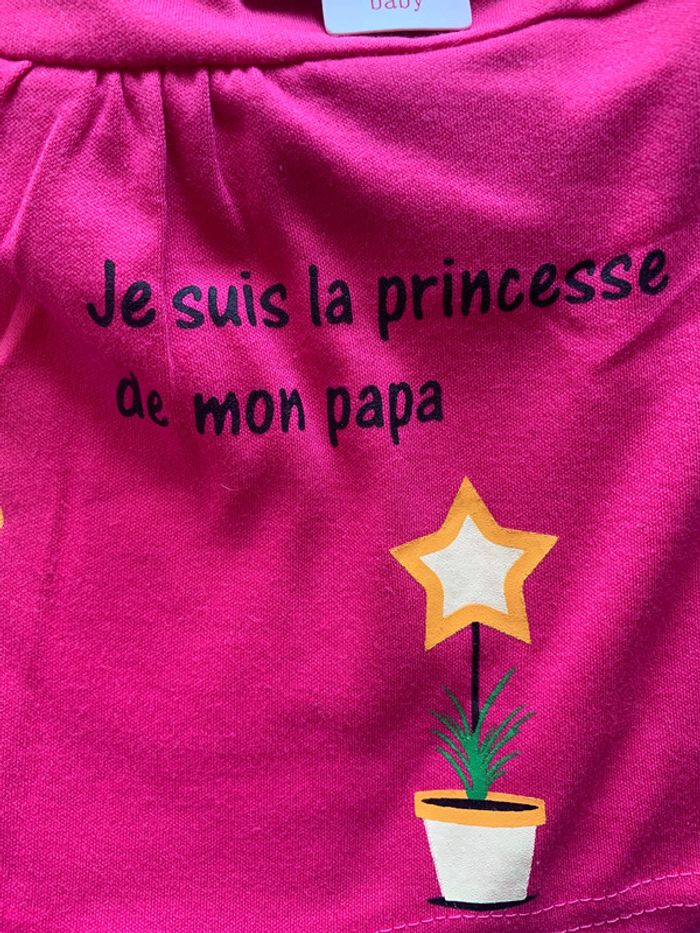 Bodie jupette fille, coton, cadeau, naissance - photo numéro 3