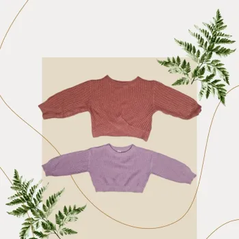 Lot de 2 pulls rose & violet - Shein - Taille 5 ans