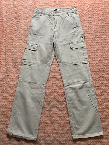 Pantalon cargo beige