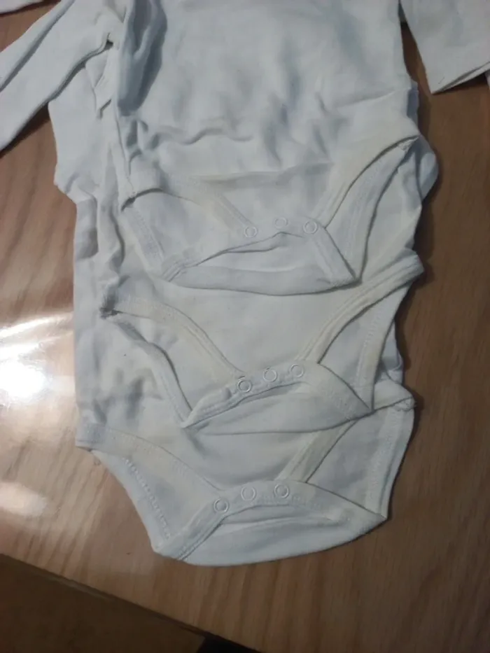 Lot bodies blanc - photo numéro 2