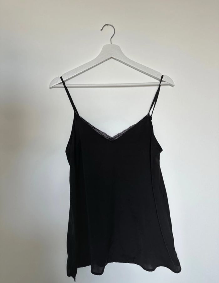 Débardeur noir à dentelles - promod