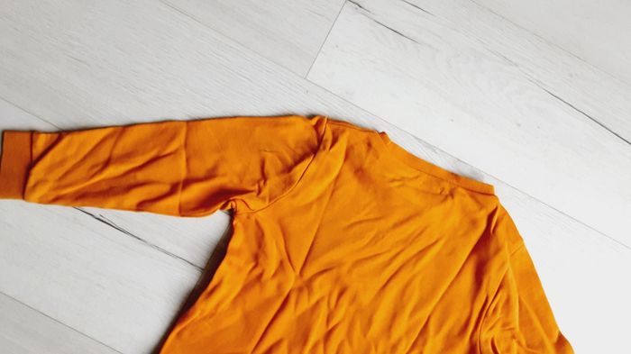 Vêtement garçon pull orange Kiabi 6 ans - photo numéro 4