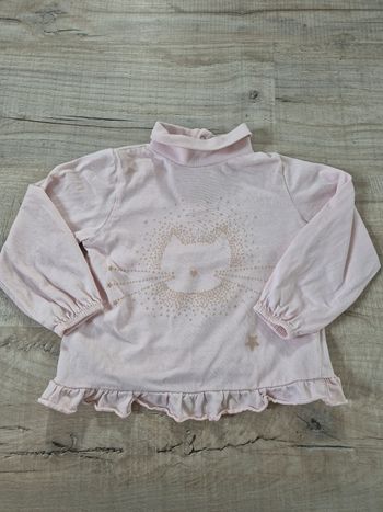 Sous pull fille col roulé
Marque Mes petits cailloux
Taille 24 mois