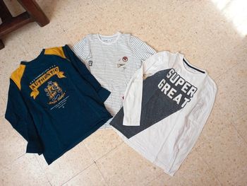3 t-shirts manches longues