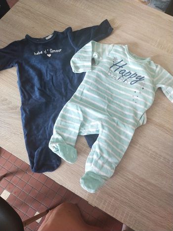 Lot de 2 pyjamas 6 mois