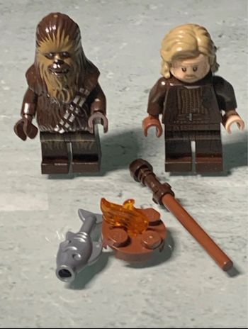Lego Minifigurine - Star Wars Luke Skywalker et Chubaka
