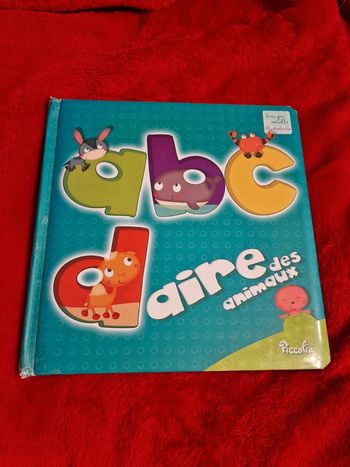Livre abcdaire des animaux