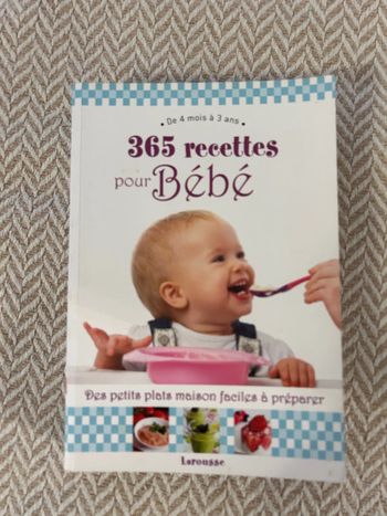Livre cuisine bébé