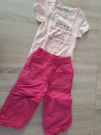 Ensemble été fille 18 mois