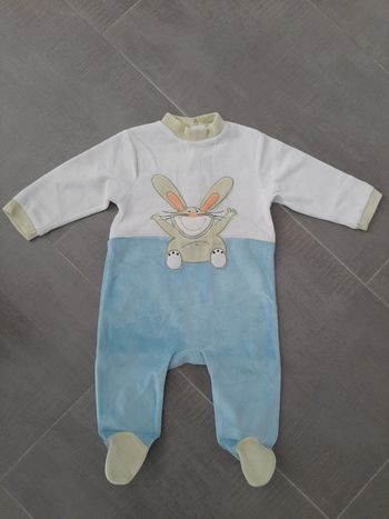 pyjama velours bébé 6 mois