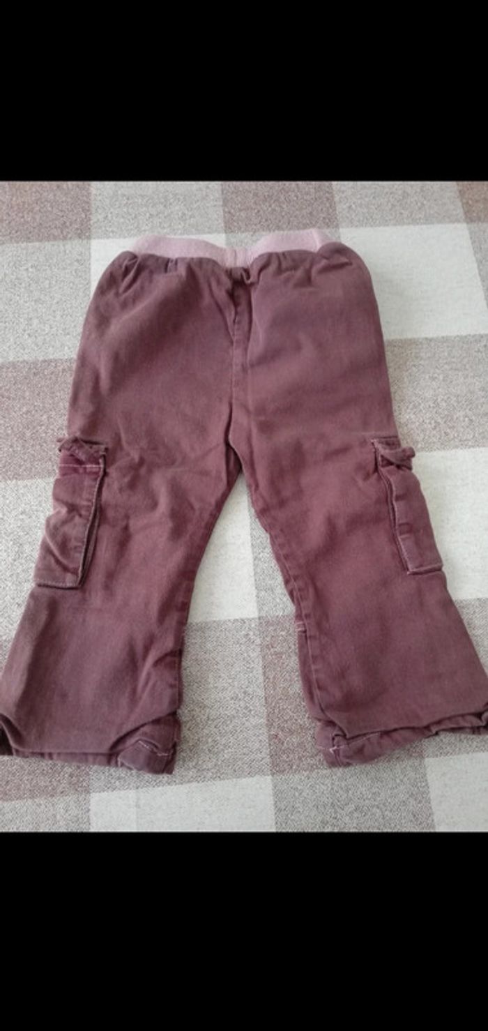 Pantalon 2 ans doublé marron