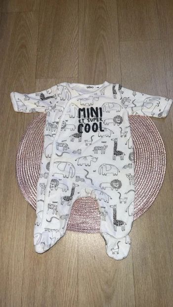 Pyjama bébé fille, 1 mois, Gémo