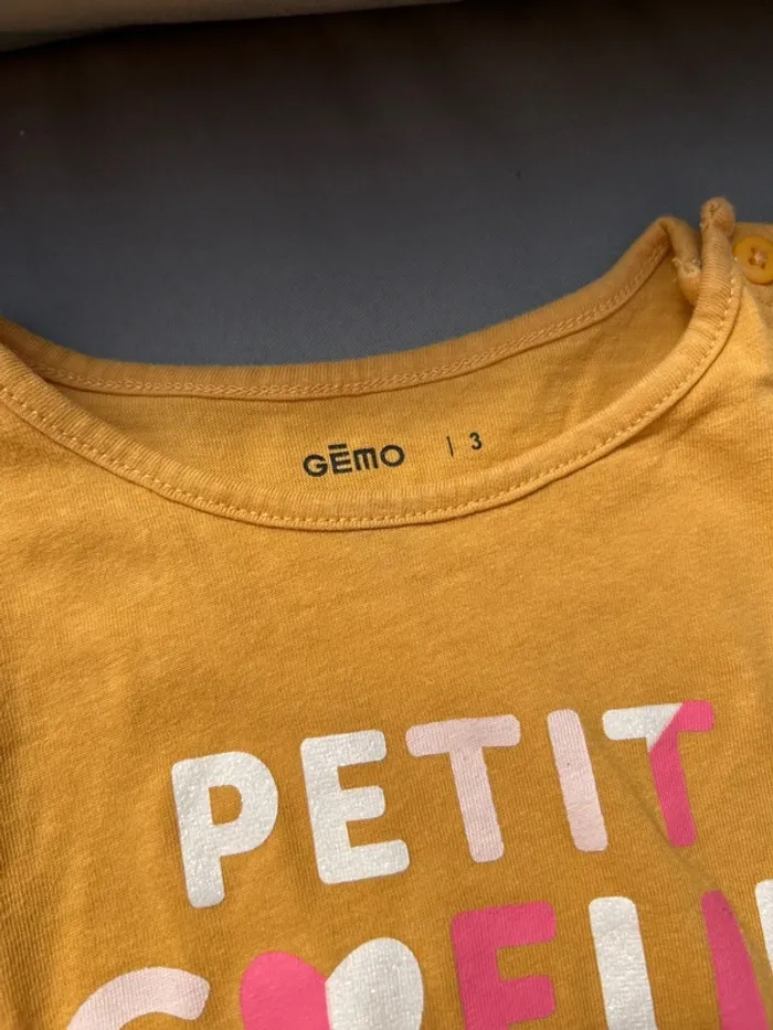 TEE shirt 3 ans gemo - photo numéro 3