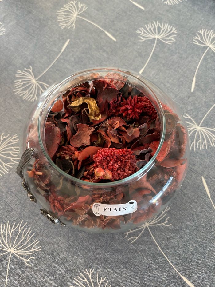 Pot pourri en étain - photo numéro 3