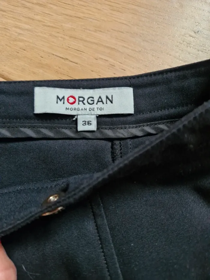Jupe Morgan trapèze noire taille 36 - photo numéro 2