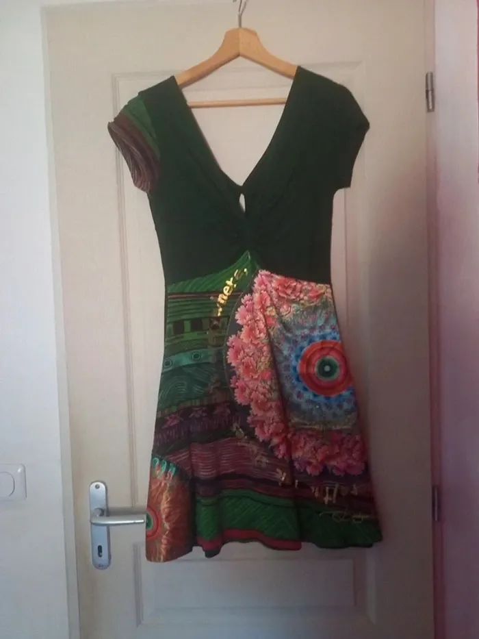 Robe été desigual kaki