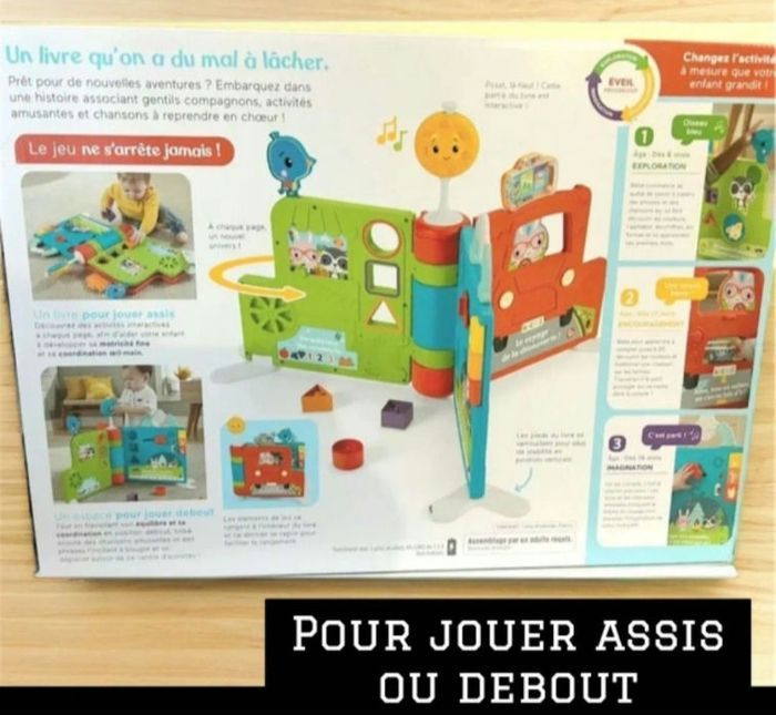 🎁Grand livre d'activités 6/36 mois fisher price 🎁 - photo numéro 2