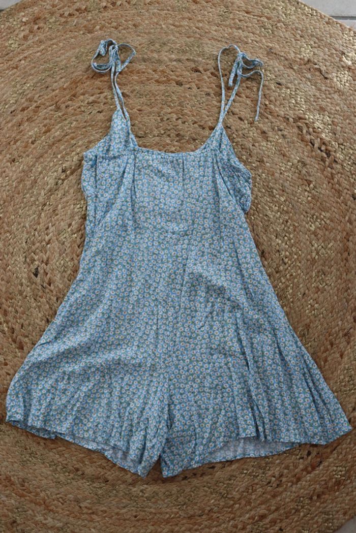 Combishort NA-KD bleu à fleurs - photo numéro 4
