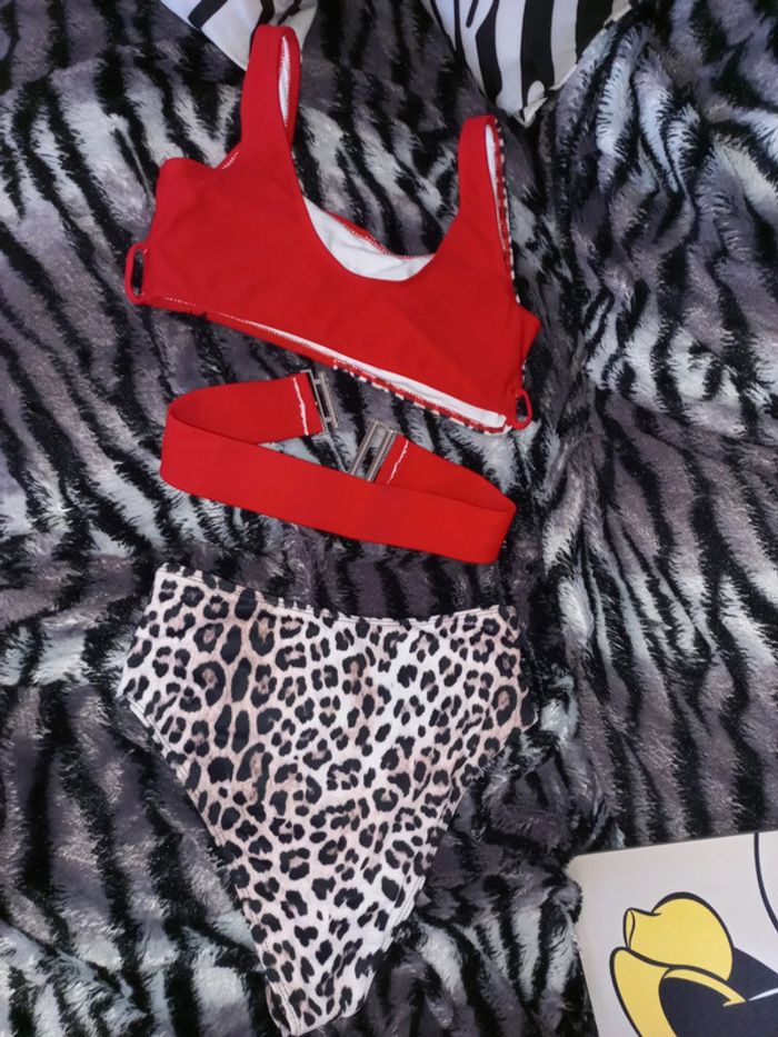 Maillot de bain 2 pièces neuf Taille S bicolore - photo numéro 17