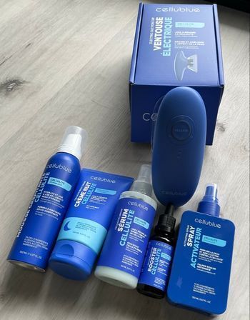 Cellublue pack anti-cellulite.