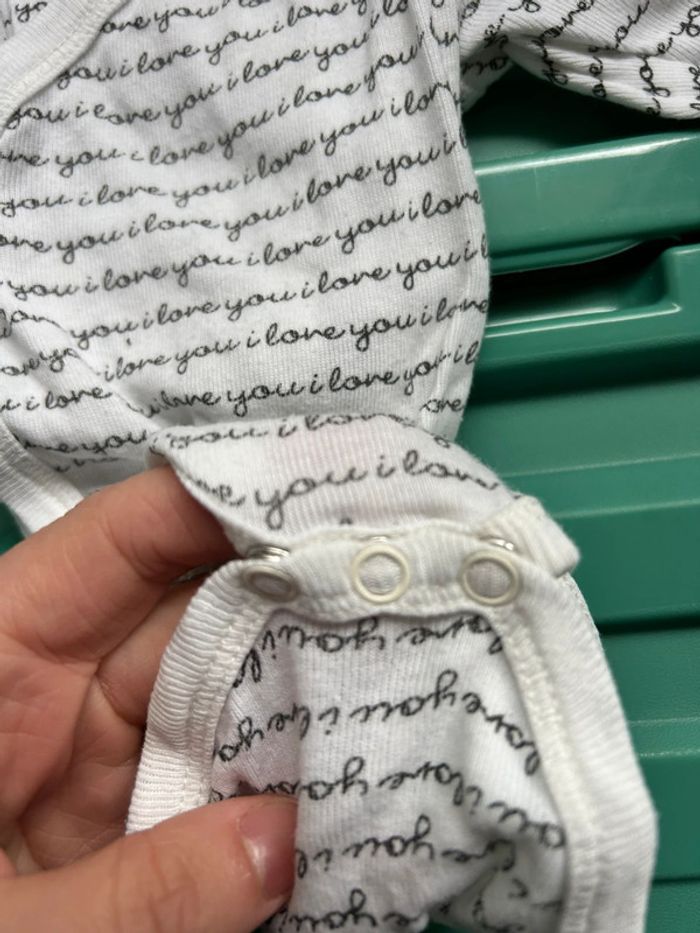 Lot de 5 bodys manches longues kiabi , 1 mois - photo numéro 17