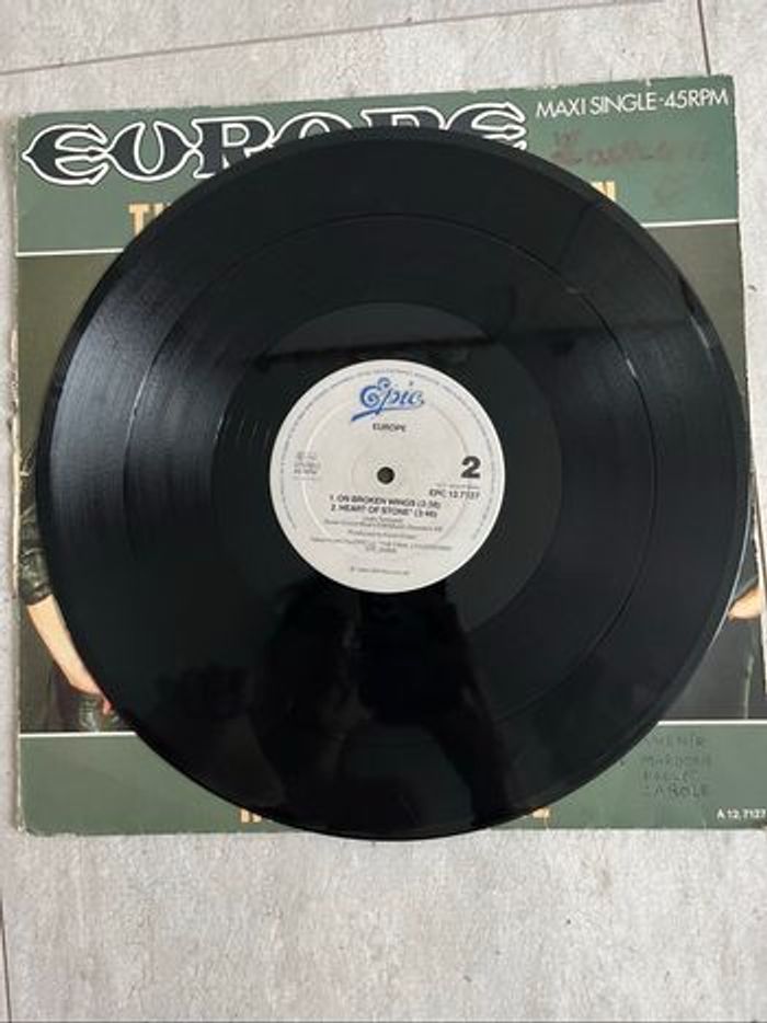 Disque 45 tours Europe The final Countdown - photo numéro 4