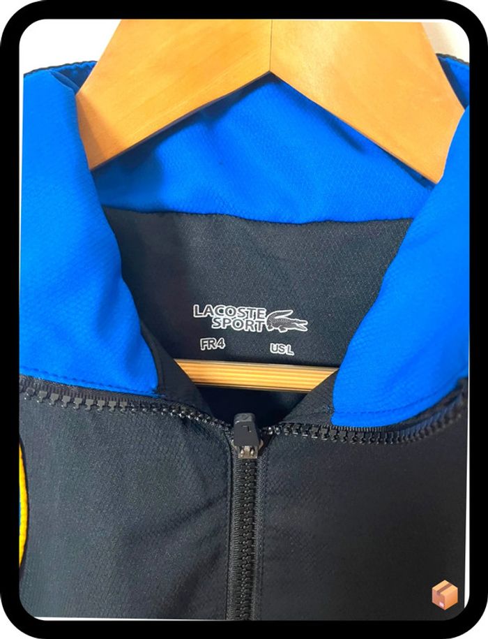 Veste Lacoste – Noir et Bleu – Homme – Taille L - photo numéro 3