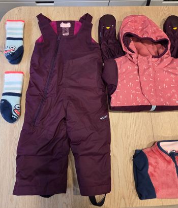 Lot affaires ski 18 mois