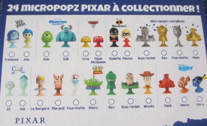 Collection 24 figurines MicroPopz Disney - photo numéro 2