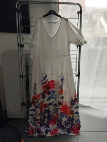 Robe fleurie femme taille Xxl