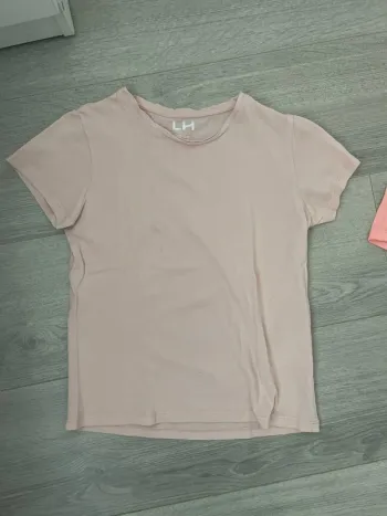 Tee shirt fille rose