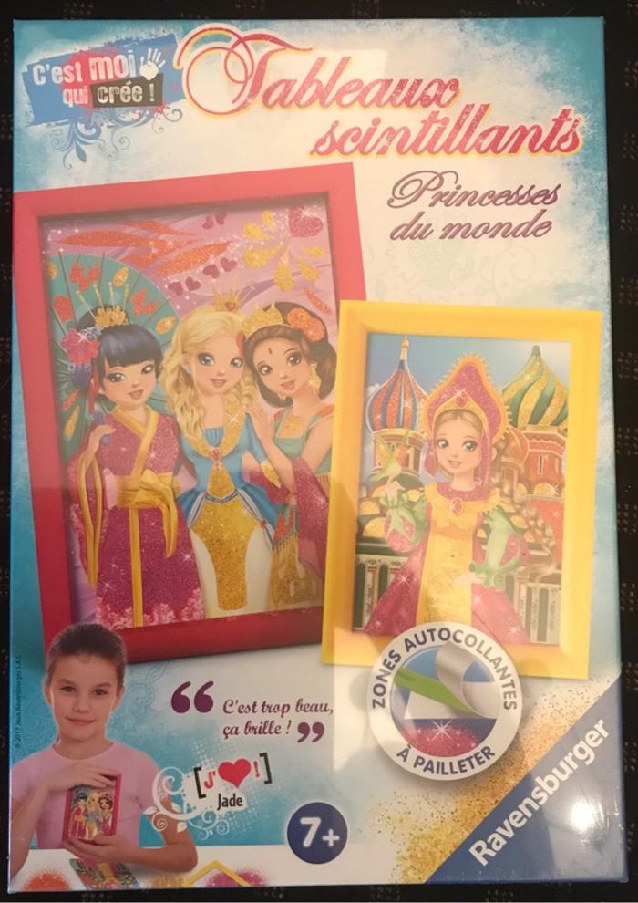 Tableaux scintillants princesses du monde de Ravensburger
