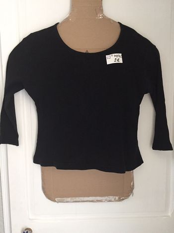 622-Tee-shirts noir T 40/42