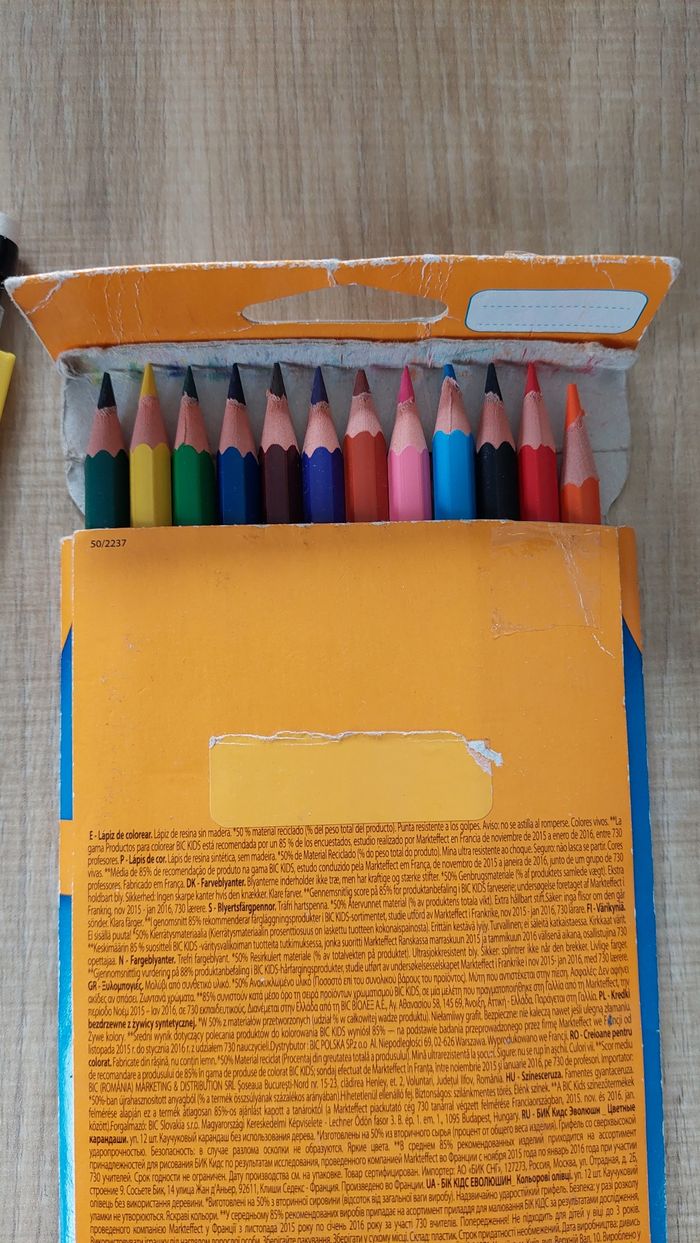 Pochette de 12 crayons de couleur - photo numéro 2