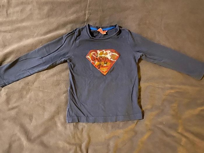 Haut manche longue superman
