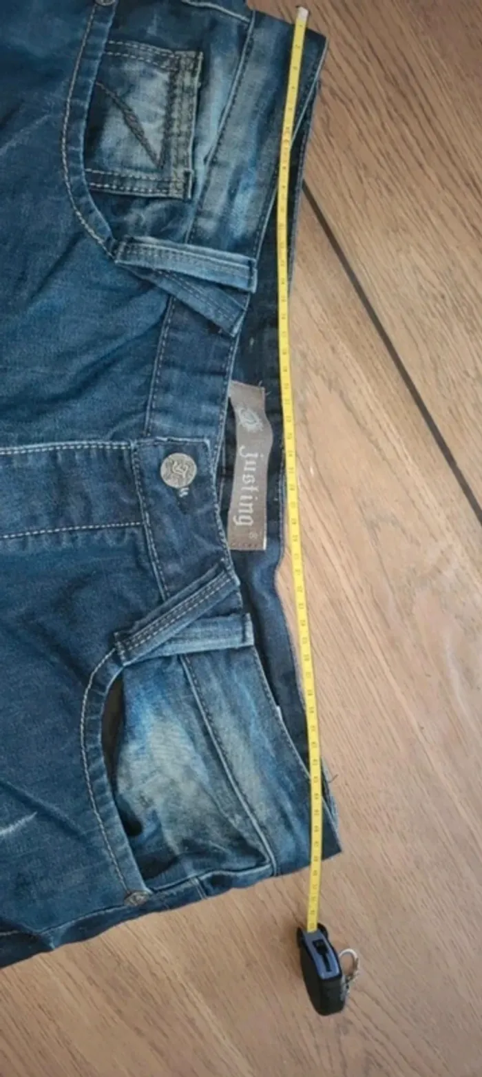Jeans homme neuf Justing effet usé - photo numéro 7