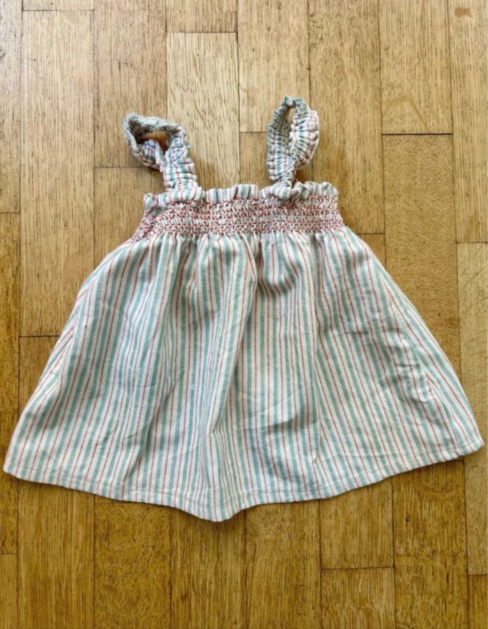 Ensemble Robe et culotte Mango - Taille 3 mois - photo numéro 3