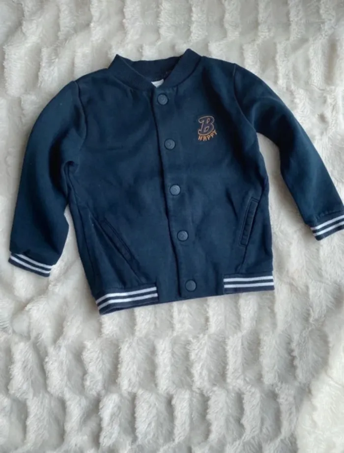 Gilet style Teddy tape à l’œil