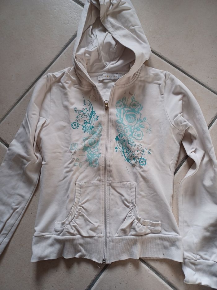 Veste zippée à capuche