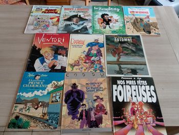  Lot de 10 BD divers (1)