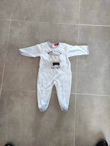 Pyjama velours 9 mois