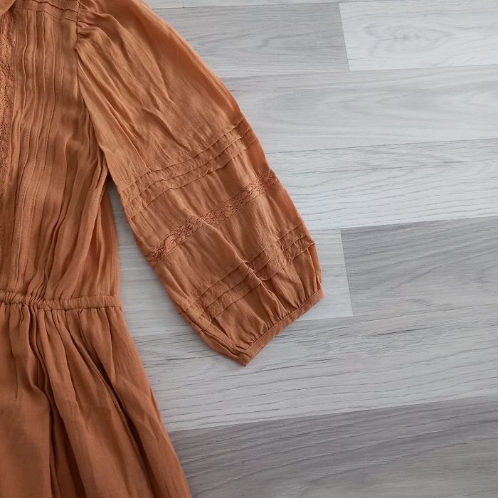 Robe longue marron Etam taille M - photo numéro 4
