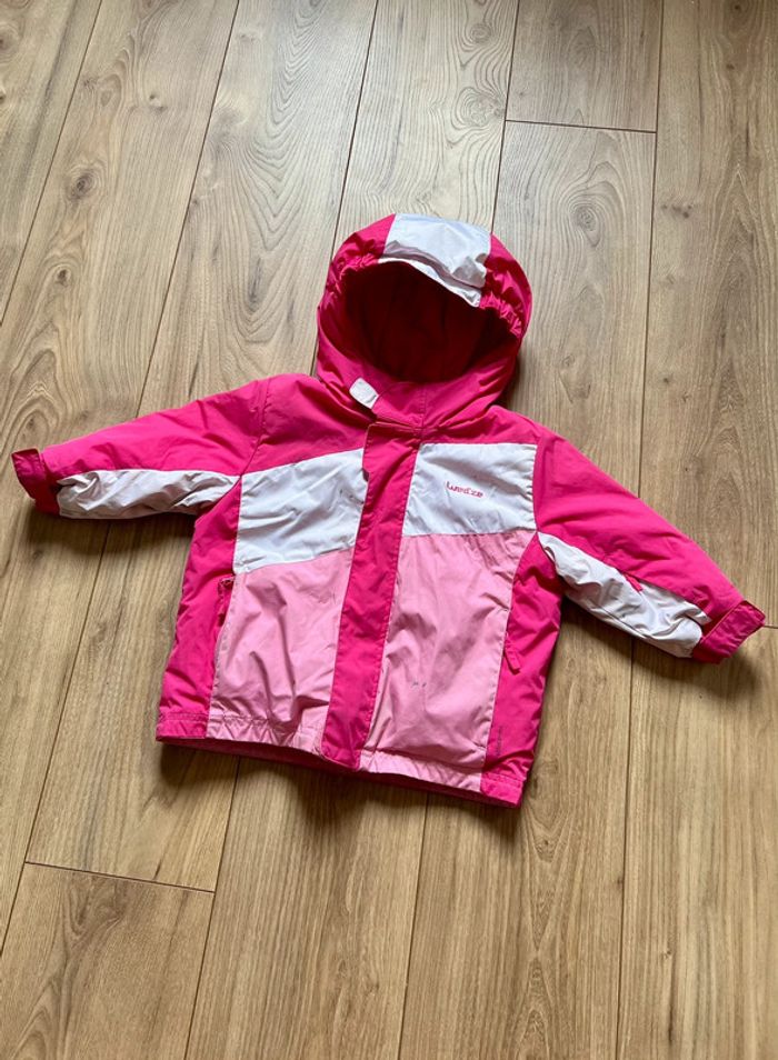 Veste de ski enfant chaude et imperméable (Rose) - Wedze