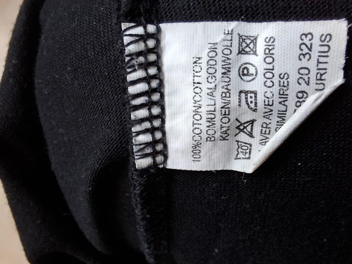 Tee-shirt noir col V, Somewhere, Taille M - photo numéro 5