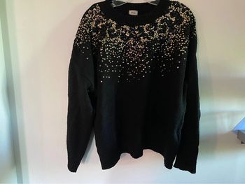 Pull paillettes bi colors