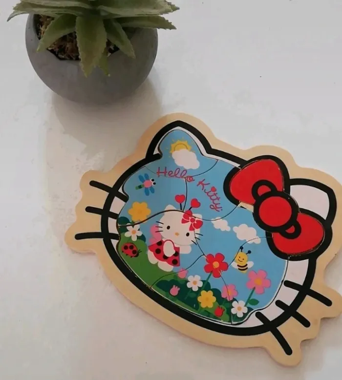 Puzzle en bois Hello Kitty